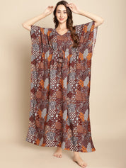 Printed Multi Colour Kaftan