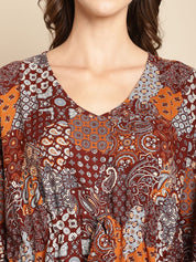 Printed Multi Colour Kaftan