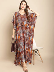 Printed Multi Colour Kaftan