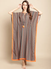 Printed Multi Colour Kaftan