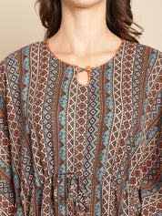 Printed Multi Colour Kaftan