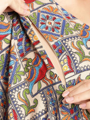 Abstract Print Multi Colour Maternity Kaftan