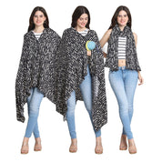 Printed Black Rayon Nursing Cover