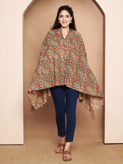 Maroon Paisley Cotton Nursing Cover