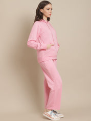 Fleece Baby Pink Winter Night Suit