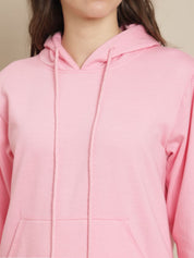 Fleece Baby Pink Winter Night Suit