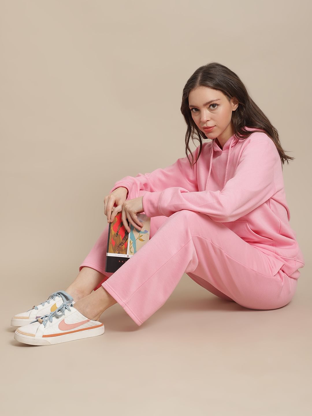 Fleece Baby Pink Winter Night Suit