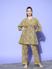 Printed Cotton Night suit