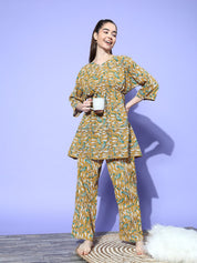 Printed Cotton Night suit