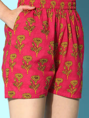 L&L - Noughties Nostalgia - Pure Cotton Floral Printed Vacay Short Set