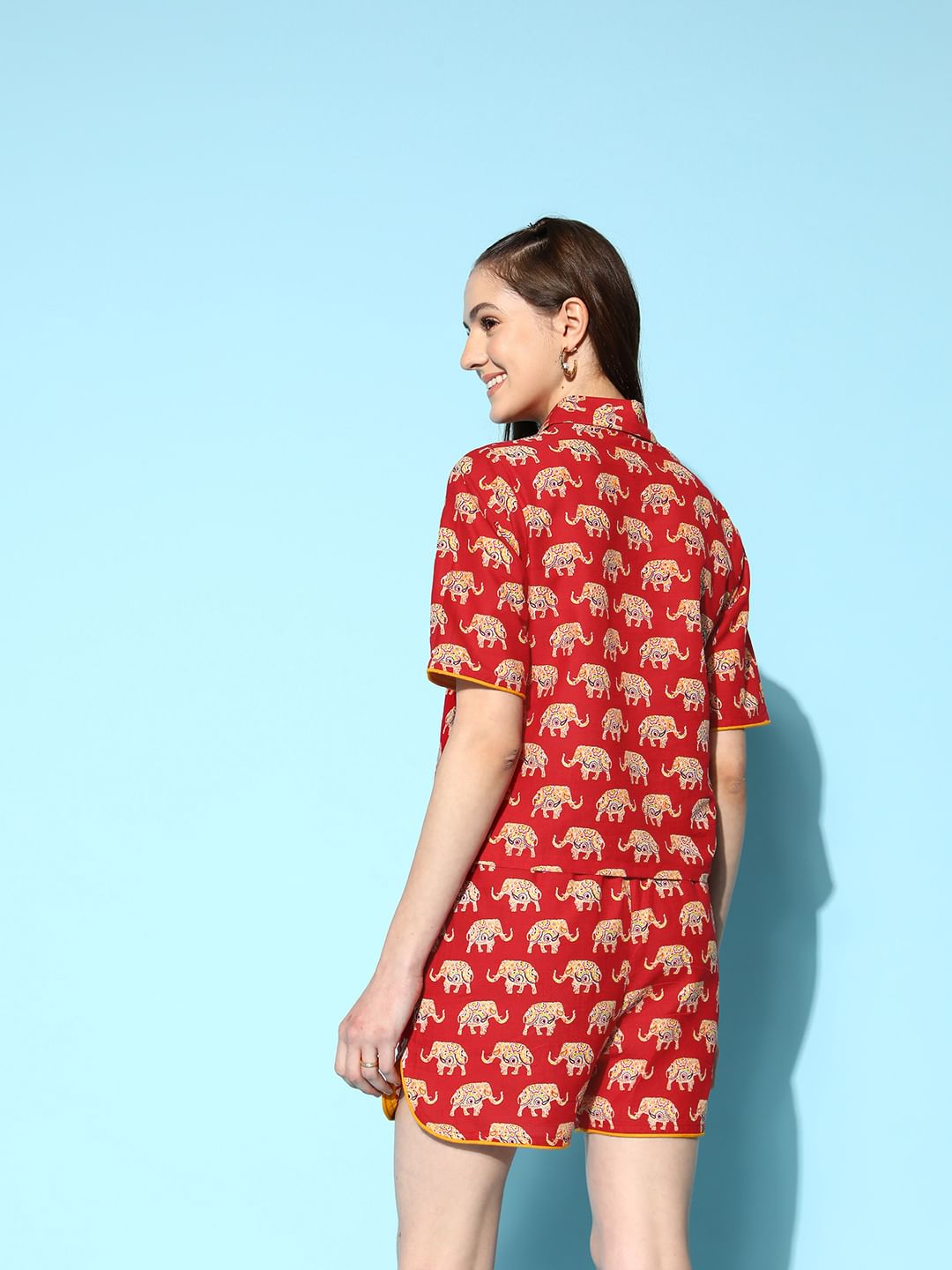 L&L - Noughties Nostalgia - Pure Cotton Printed Vacay Short Set