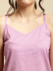 Sky Blue & Purple Sanganeri Floral Print 3-Piece Co-ord Set