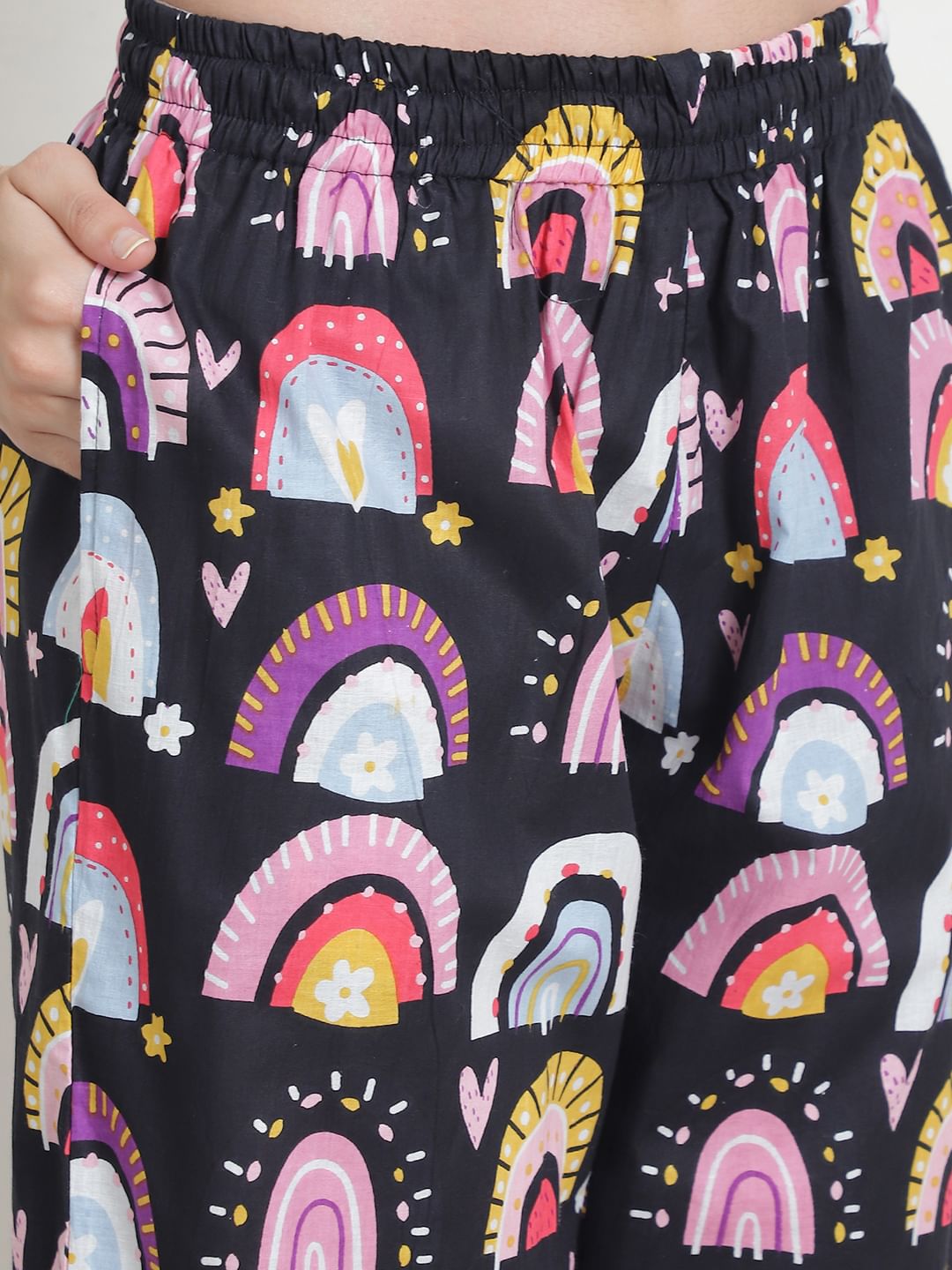 Printed Multi Cotton Night Suit