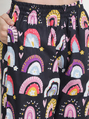 Printed Multi Cotton Night Suit