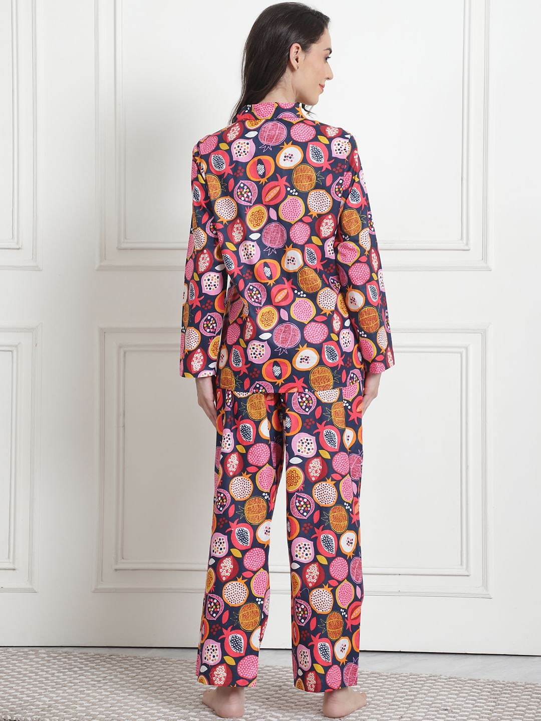 Printed Multi Cotton Night Suit