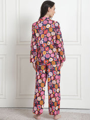 Printed Multi Cotton Night Suit
