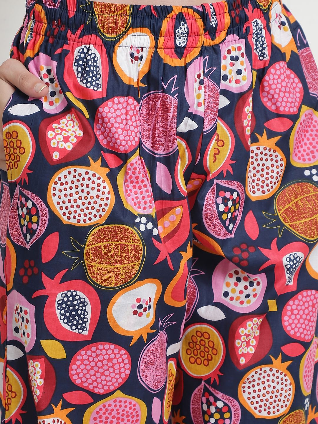 Printed Multi Cotton Night Suit