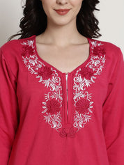 Pink Winter Night Suit