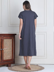 Secret Wish Grey Lining Hosiery Nighty