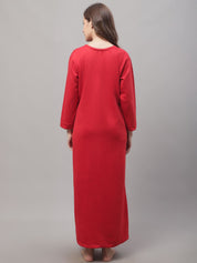 Red Woolen Nighty