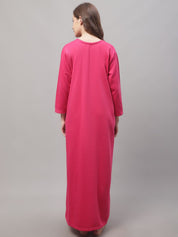 Pink Woolen Nighty