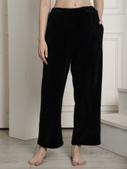 Black Velvet Lounge Pants