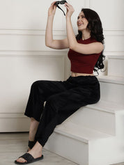 Black Velvet Lounge Pants