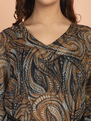 Black Swimwear Cover Up Kaftan
