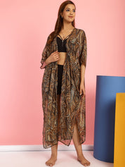 Black Swimwear Cover up Shrug