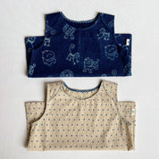 WHITEWATER KIDS UNISEX ORGANIC INDIGO ZOO JHABLA BAG