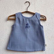 WHITEWATER KIDS UNISEX ORGANIC ZOO MONKEY JHABLA WITH INDIGO ZOO PANTS