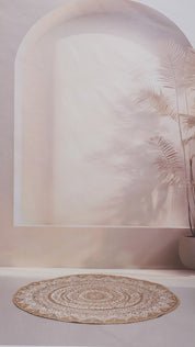 Printed Pink Cotton Maternity Kaftan