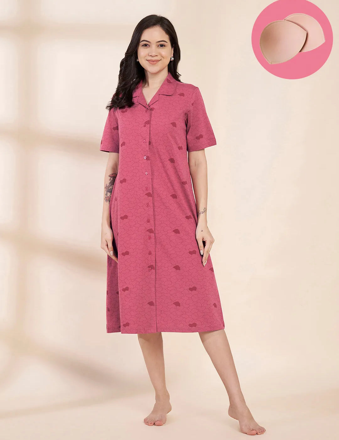 Padded Nighty for Women: Comfort, Coverage & Confidence All Time