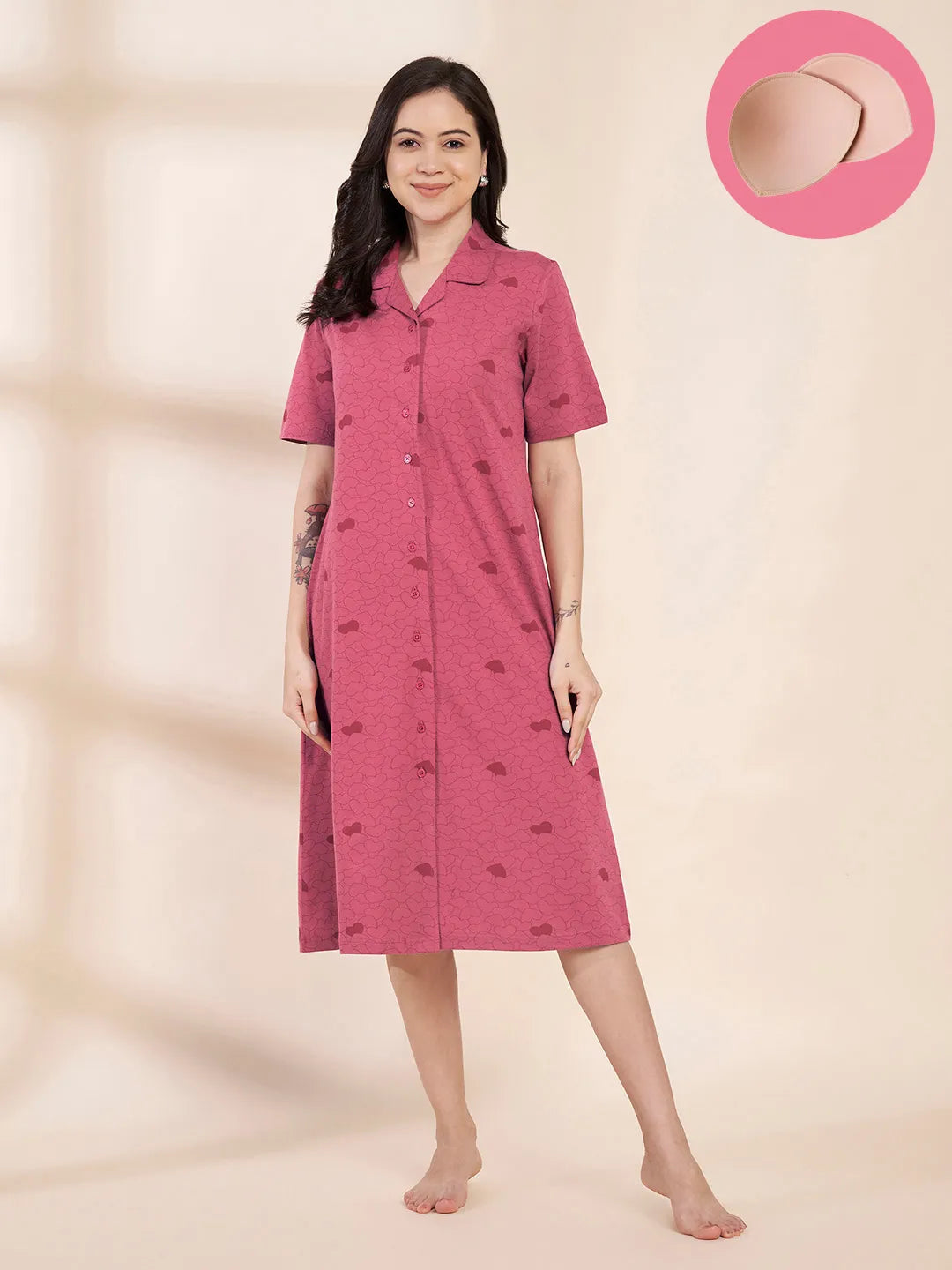 Padded Nighty for Women: Comfort, Coverage & Confidence All Time