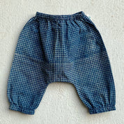 WHITEWATER KIDS UNISEX ORGANIC INDIGO CHECK KURTA + MATCHING PANTS