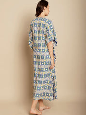 Geometric Print Multi Colour Kaftan