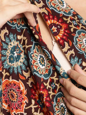 Printed Multi Colour Maternity Kaftan