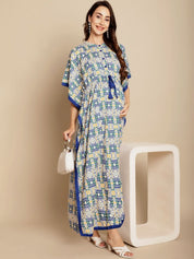 Geometric Print Multi Colour Maternity Kaftan