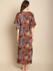 Printed Multi Colour Maternity Kaftan