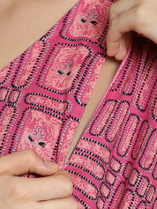 Pink Rayon Maternity Kaftan
