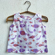 WHITEWATER KIDS UNISEX ORGANIC KOI PEACH JHABLA WITH PEACH PANTS
