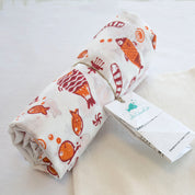 WHITEWATER KIDS ORGANIC KOI RED SWADDLE