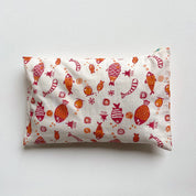 WHITEWATER KIDS GIFT SET - ORGANIC FISH PRINT KAPOK PILLOW + MARACAS