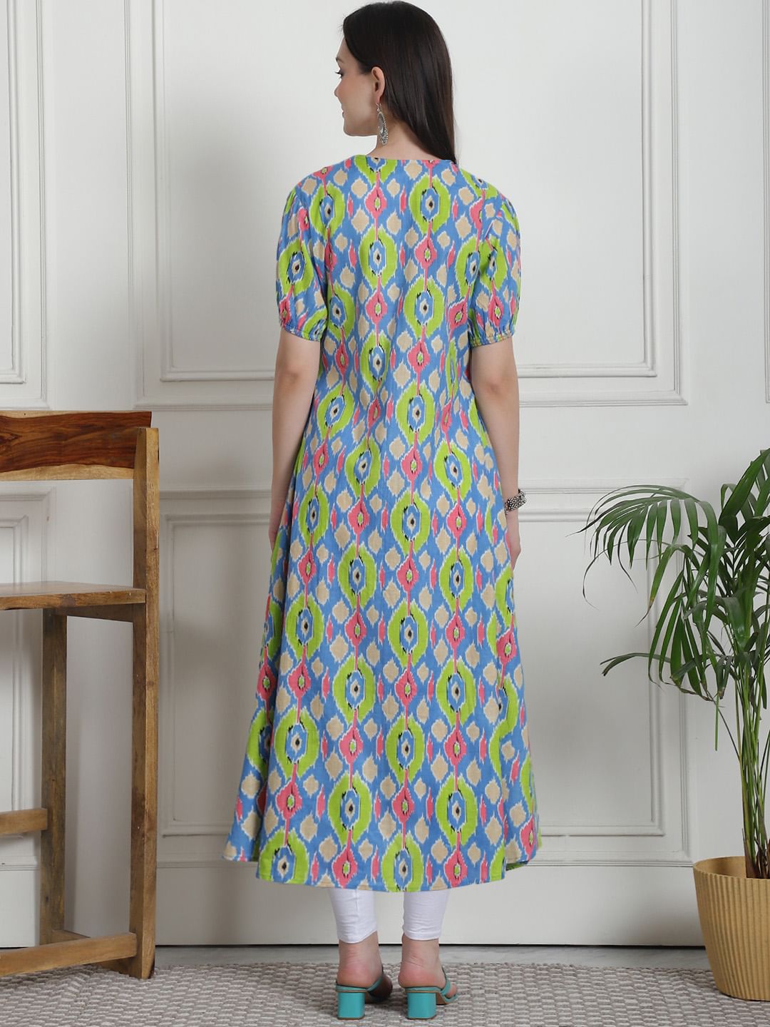 Printed Multi Cotton Maternity Kurta