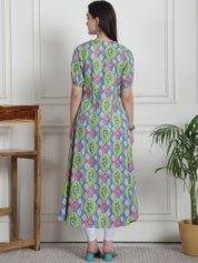 Printed Multi Cotton Maternity Kurta