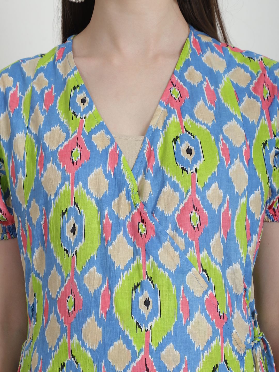 Printed Multi Cotton Maternity Kurta