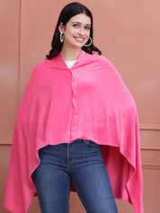Solid Pink Velour Nursing Cover