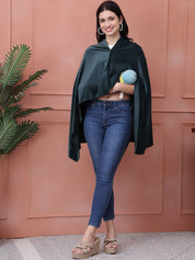 Solid Green Velour Nursing Cover