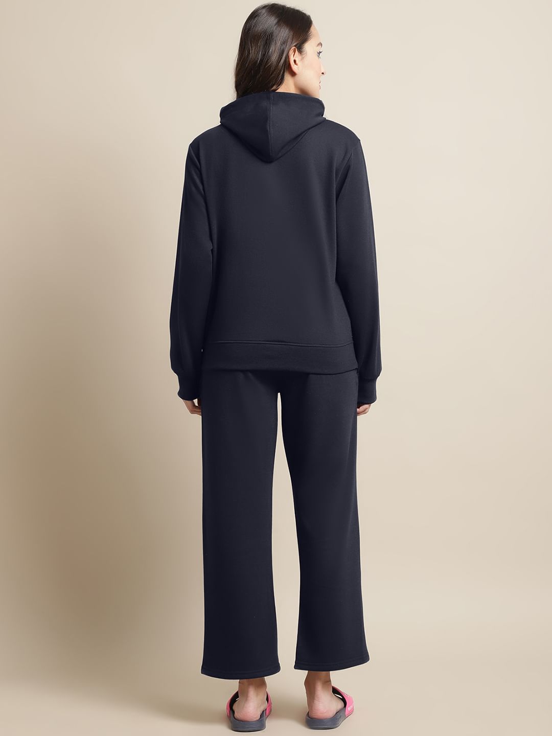 Fleece Navy Blue Winter Night Suit