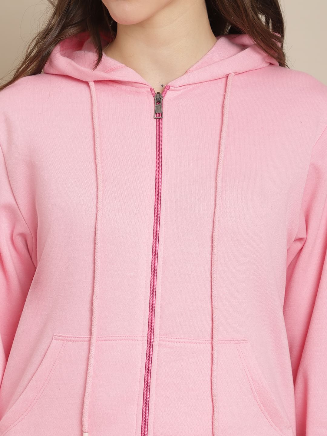 Fleece Baby Pink Winter Night Suit